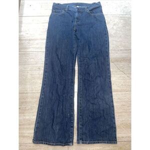 Patagonia‎ Jeans 6  32x31 Women Blue Straight Leg Denim Mid Rise Dark Wash